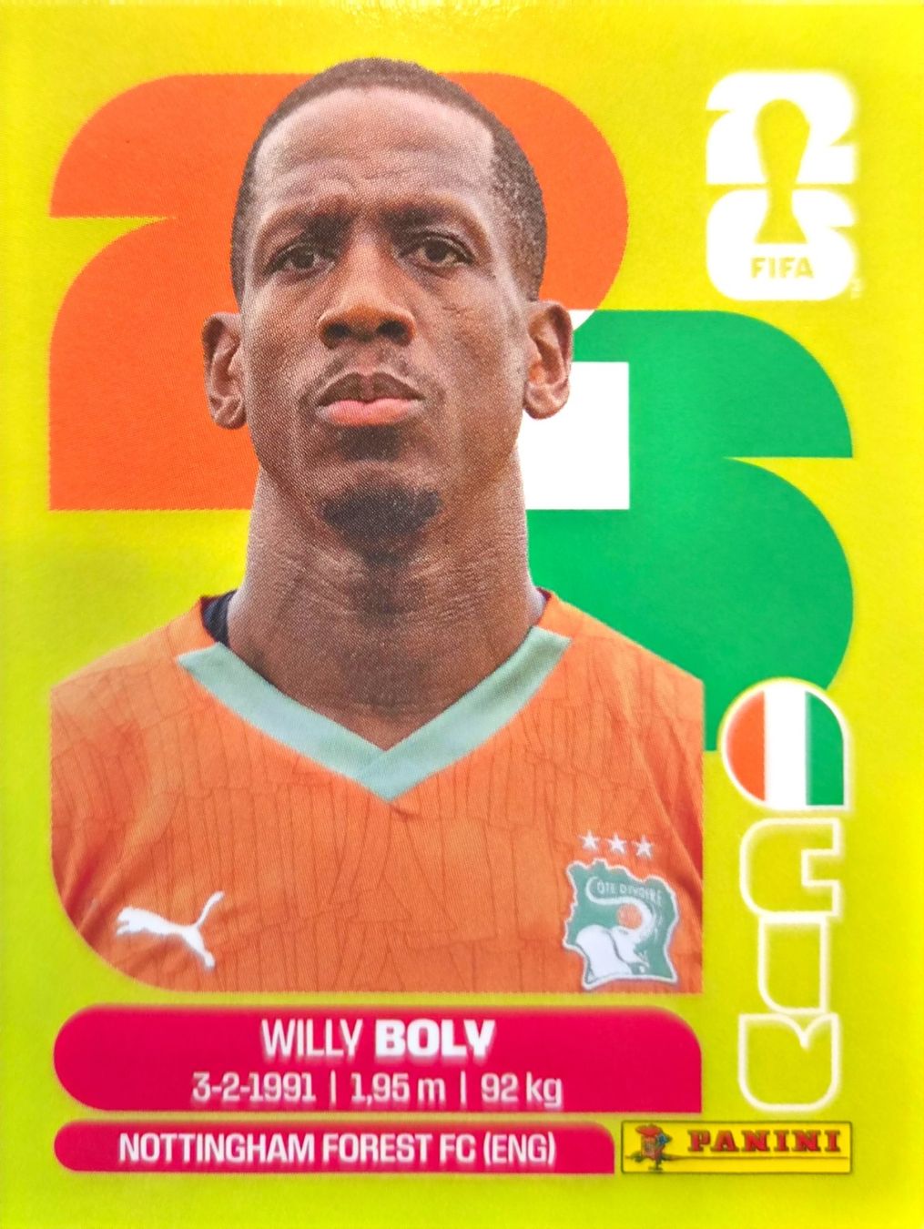 Panini Sammelbilder & Trading cards: Carte FIFA World Cup 2026 CIV 7 – Gebraucht aus Clarens von rim_g98y