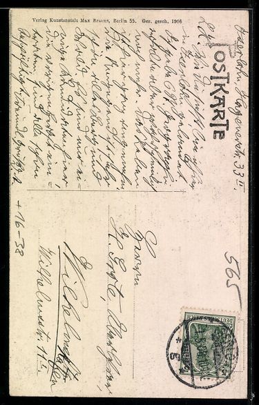 Cartoline postali: Grusskarten-AK Iserlohn, Ansicht vom Rat – Usato da Berlin venduto da bartko-reher 1