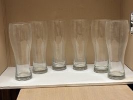 Lot de 6 verres à bière classiques - Parfait pour l'été!