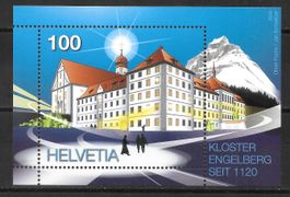Sonderblock 1764 900 Jahre Kloster Engelberg ** 5.3.2020
