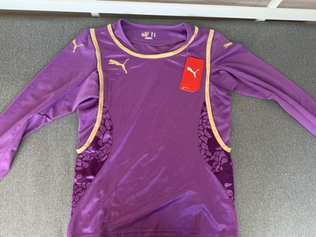 Puma Sportshirt Lila Gold Gr.S Neu mit Etikett
