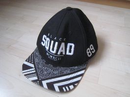 schwarze BLACK SQUAD 89 CAP Mütze  Kappe