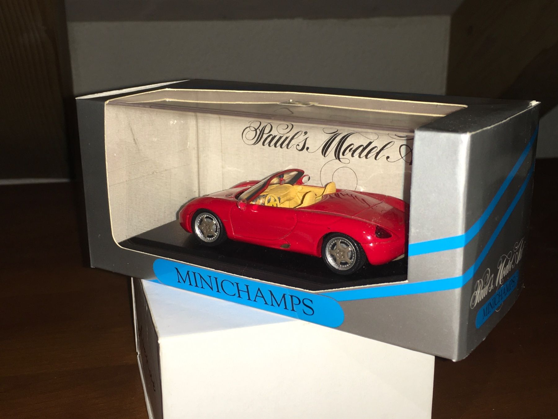 Porsche Modellini d'auto: Porsche Boxster 1/43 Minichamps – Nuovo e nell'imballaggio originale da Wohlen AG venduto da PrivatSammlung 1