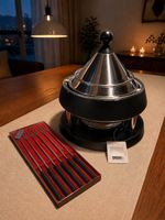 Fleisch-Fondue-Caquelon SET - Marke SIGG Nagelneu