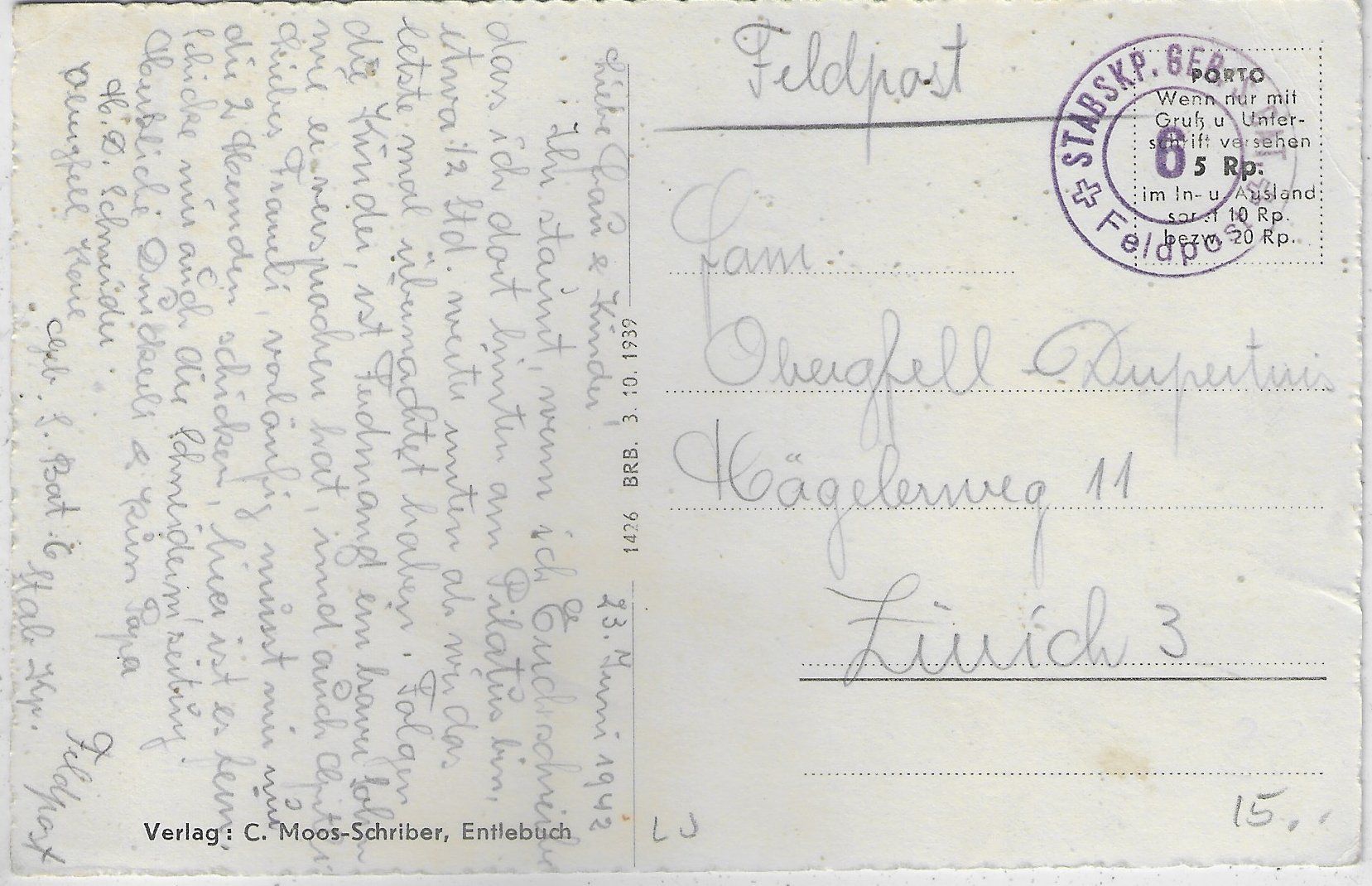 Cartoline postali: Finsterwald - Generalansicht – Usato da Ettingen venduto da Kartenplanet 1