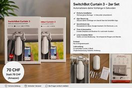 SwitchBot Curtain 3 (2er-Set)  Neu & Originalverpackt 