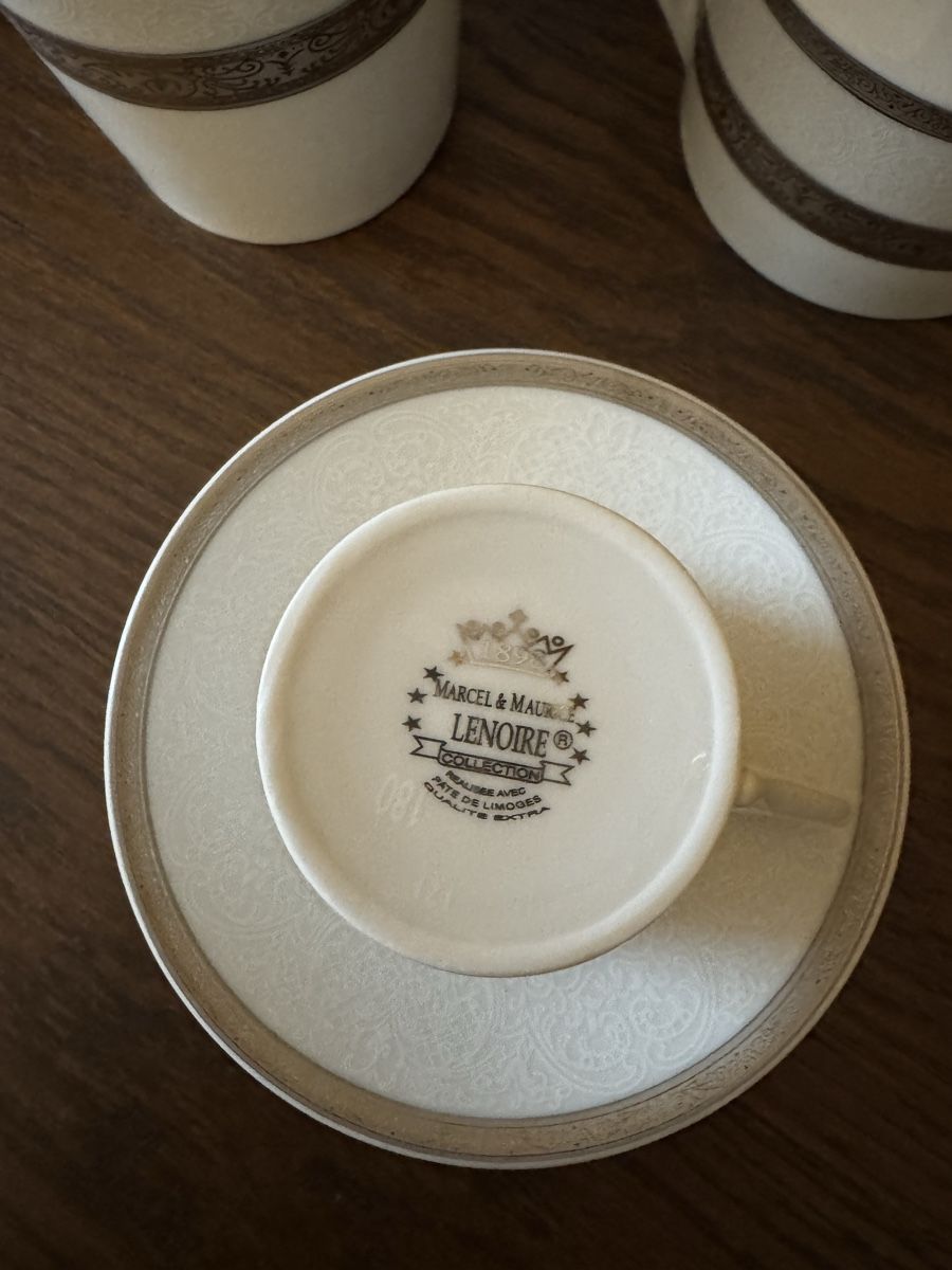 Set di piatti: Marcel & Maurel Lenoir Kaffeeservice Limoges, Top! – Nuovo (secondo la descrizione) da zürich venduto da essential02 3
