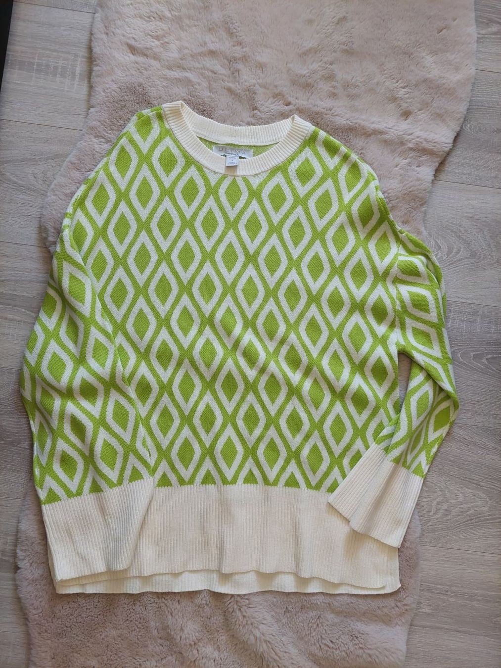 Maglioni & Felpe: Pullover AMISU Gr. L Grün/Weiss Neu – Nuovo (secondo la descrizione) da Domat/Ems venduto da Lorand_