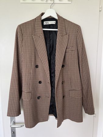 Damen Blazer Zara kariert Grösse M guter Zustand