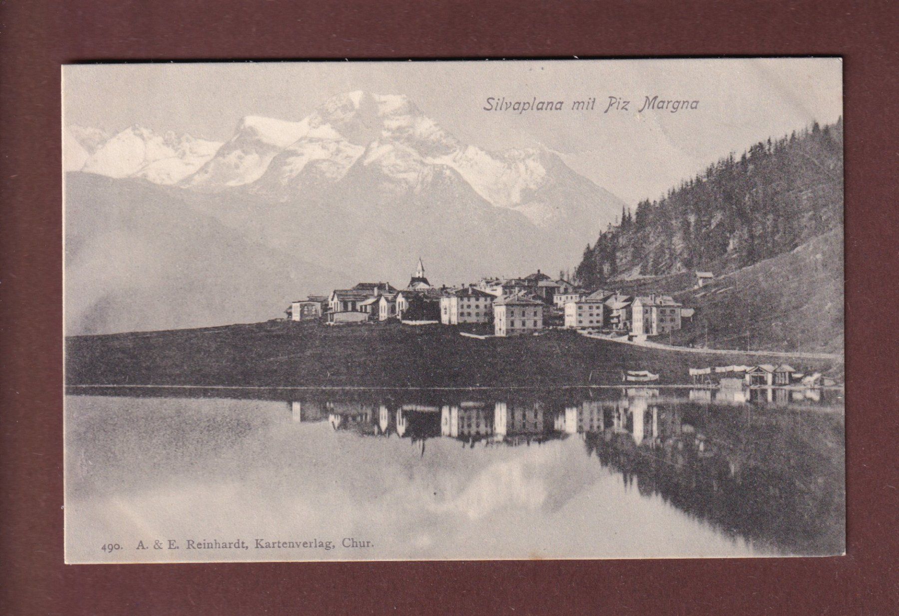 Cartoline postali: SILVAPLANA - Piz Margna – Usato da Pully venduto da nicecards-shop