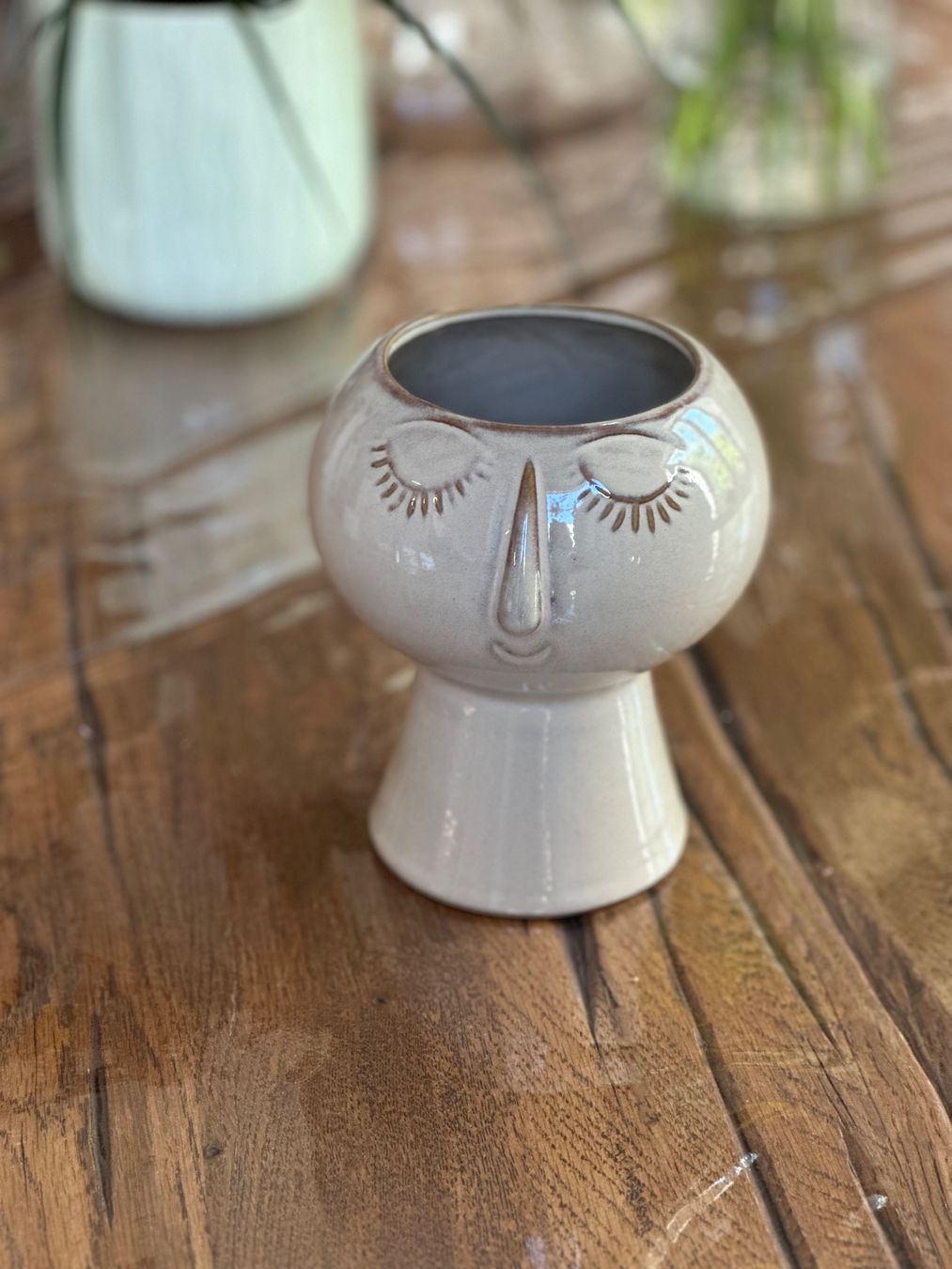 Vasen & Gefässe: Dekorative Blumenvase mit Gesicht MadamStoltz – Gebraucht aus Buchs AG von Lady-Britty 1