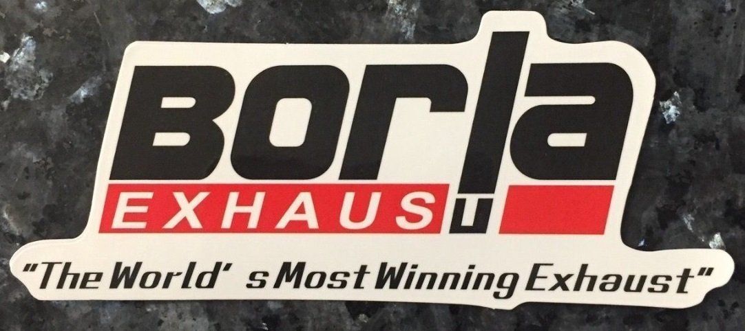 Sticker: Borla Exhaust Aufkleber Sticker ca 9.5x4.0cm – Nuovo (secondo la descrizione) da Goldach venduto da SSRConzept