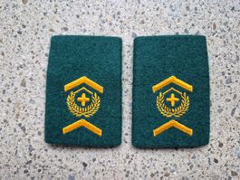 *** Gradabzeichen Patten Set Fourier Infanterie ***