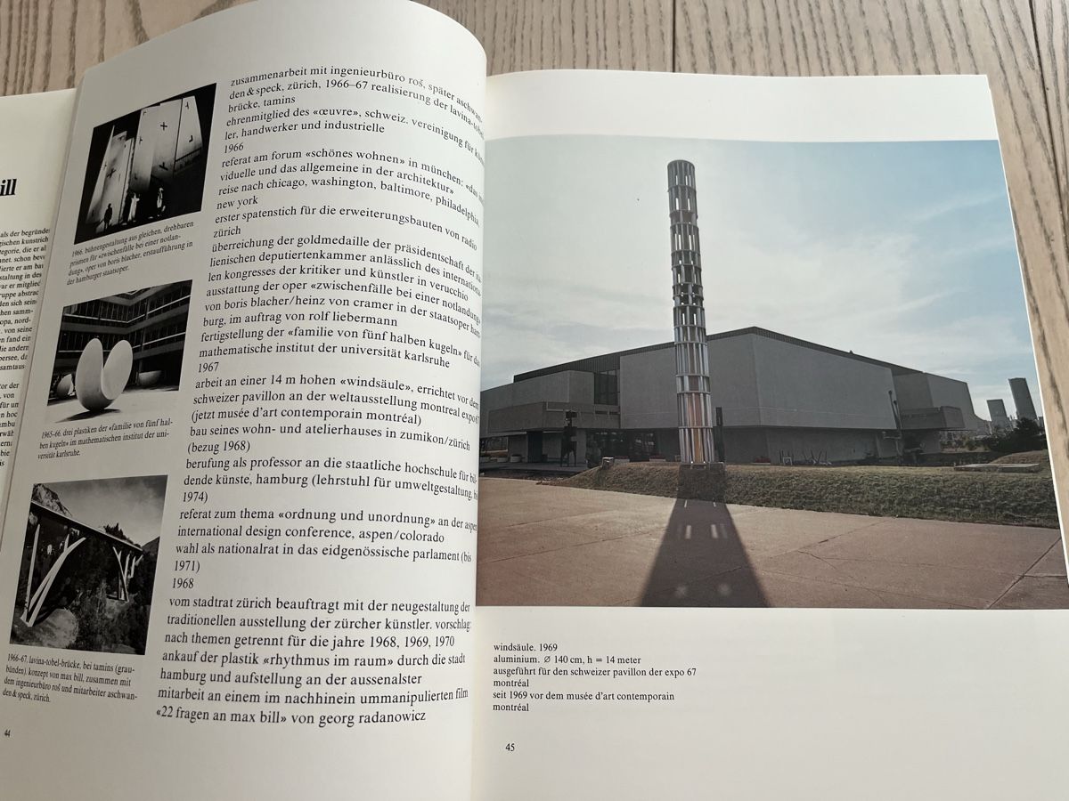 Livres: Max Bill Werkkatalog von 1977 – D'occasion à Romanshorn par Apfelschuss 1