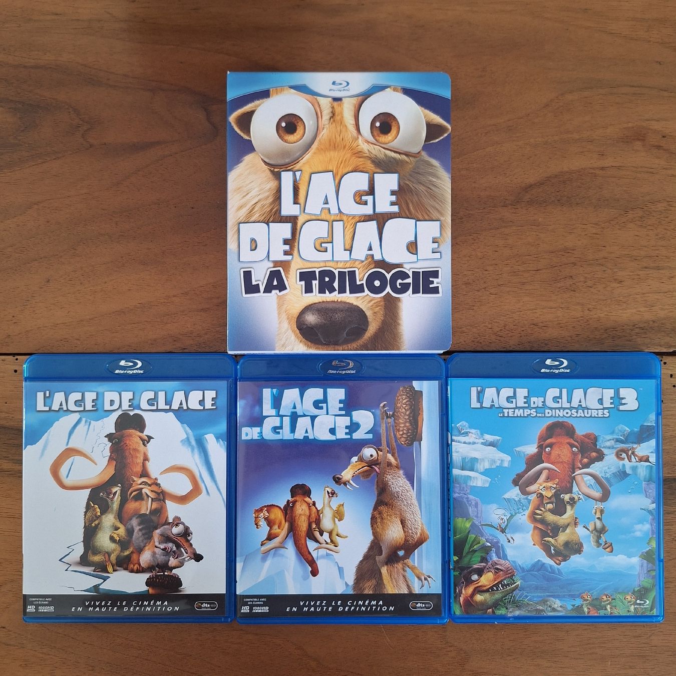 Tutti i DVDs: L'Age de Glace 1,2,3 - Bluray – Usato da Porrentruy venduto da Ikoss