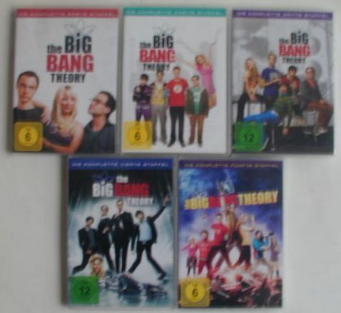 THE BIG BANG THEORY, Staffel 1-5 auf 16 DVDs, 111 Folgen (Gebraucht) in ...