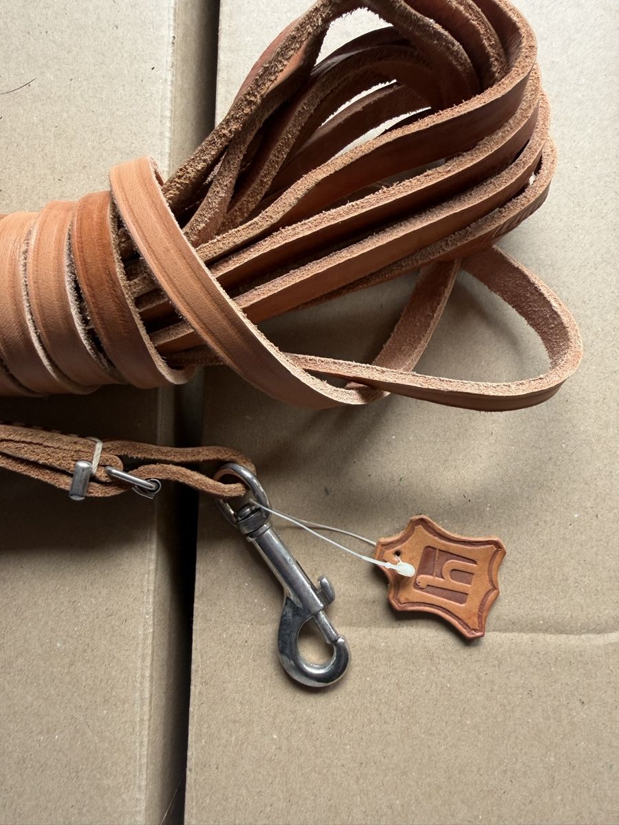 Leine & Halsband: Lange Hundeleine Leder NEU – Neu (gemäss Beschreibung) aus Bellach von jba03 1