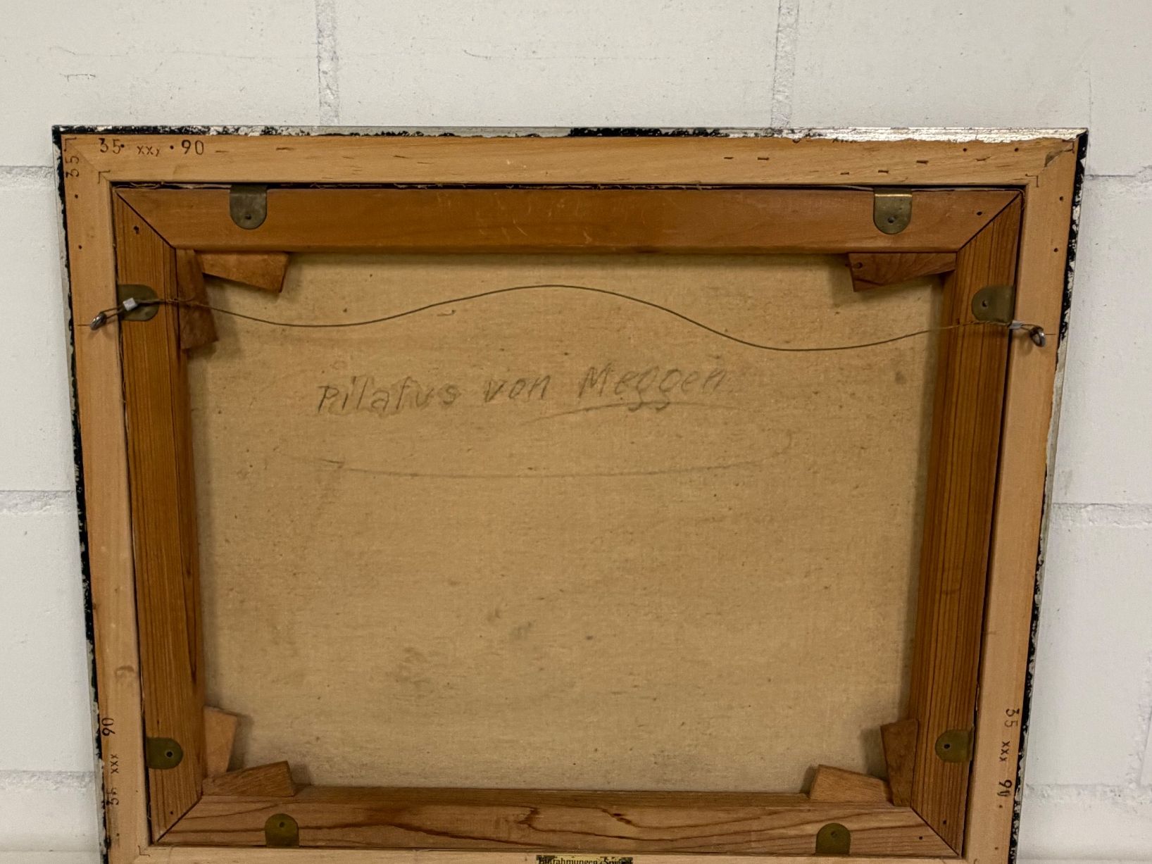 Gemälde: M. Weber - Original Gemälde – Gebraucht aus Basel von PAUL_ART 8
