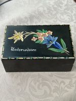 Vintage - Holzdose, Motiv in 3D - handarbeit , 11 x 7 x 4,5