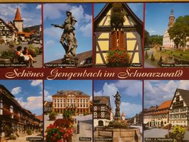 ✅ Ansichtskarte Gengenbach im Schwarzwald Deutschland