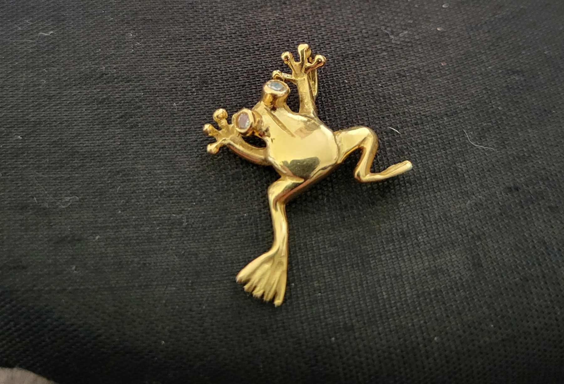 Ciondoli: Goldanhänger mit Greifenseefrosch – Nuovo (secondo la descrizione) da Gutenswil venduto da ghekko88