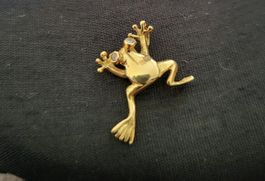 Goldanhänger mit Greifenseefrosch