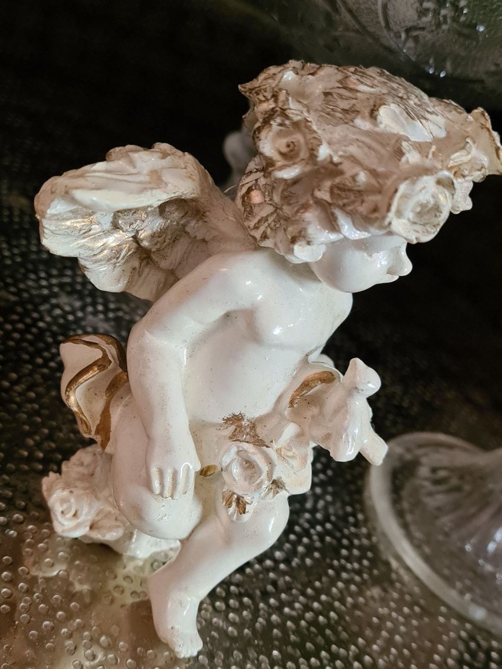 Figuren: Wunderschöner spezieller Rosen Engel – Gebraucht aus Amriswil von kleindeko 1
