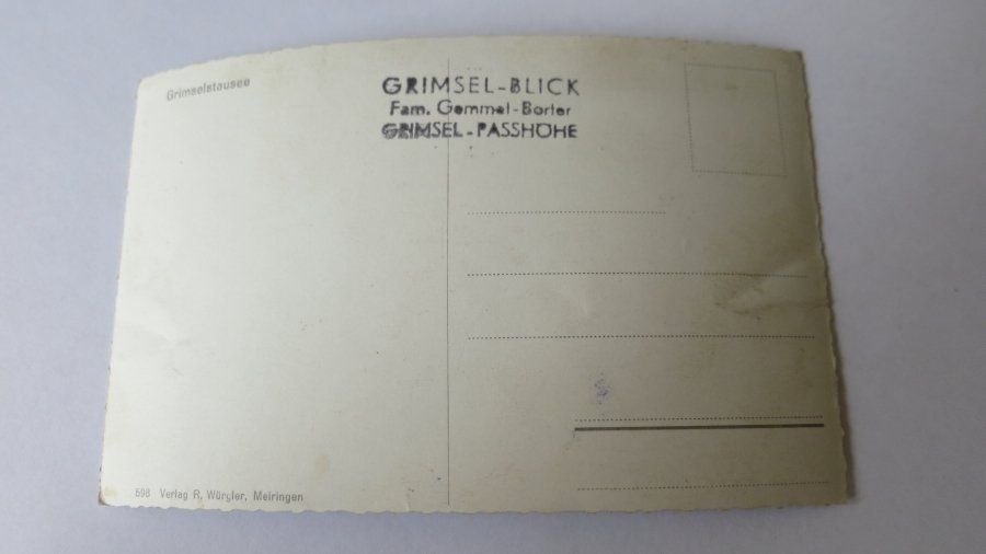 Cartoline postali: Grimsel Stausee - um ca. 1965 – Usato da Jona venduto da centumprata 1