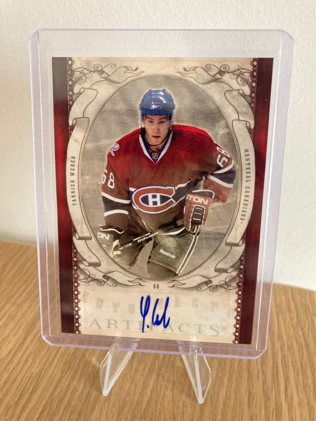 NHL Sammelbilder & Trading cards: Upper Deck NHL 2010-2011 - Yannick Weber Auto – Gebraucht aus La Tour-de-Peilz von Tyalos_Cards