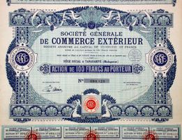 Société Générale de Commerce Extérieur SA, Tananarive - 1919