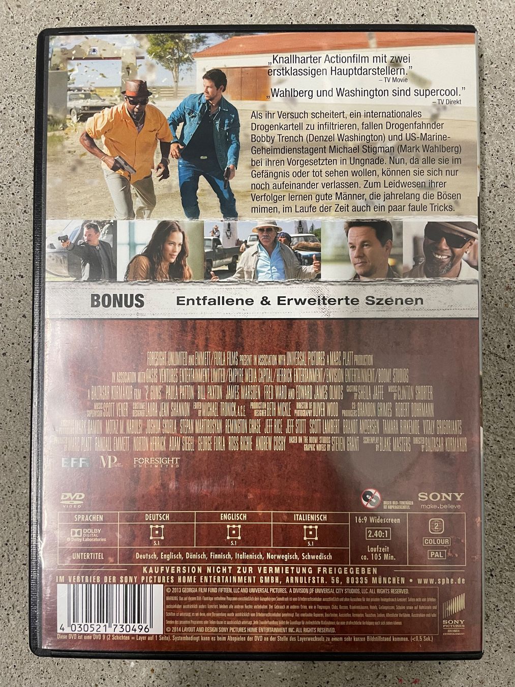 Alle DVDs: Action-DVD "2 Guns" mit Denzel Washington – Gebraucht aus Winterthur von tam_6m5k 1