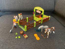 Playmobil Spirit Pferde Koppel reiten Stall 9480