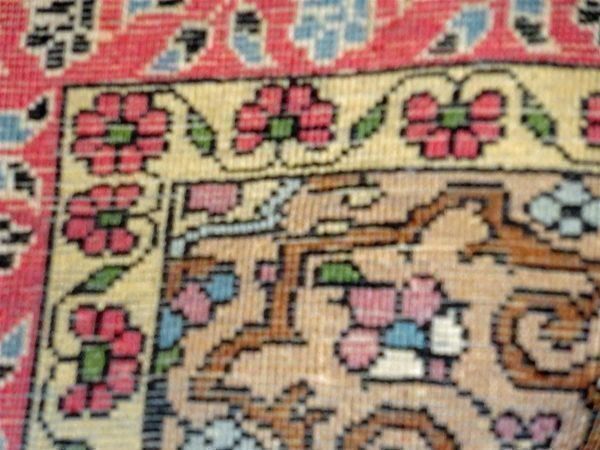 Teppiche: Handgeknüpfter Perserteppich rosa/blau – Gebraucht aus Geroldswil von ARTEFACTO 6