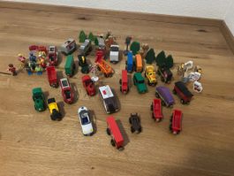 Brio Holzeisenbahn mit viel Zubehör