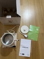CREATE Wasserkocher mit Temperaturwahl weiss neuwertig