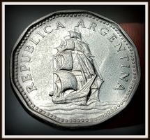 ARGENTINIEN 5 PESOS 1966