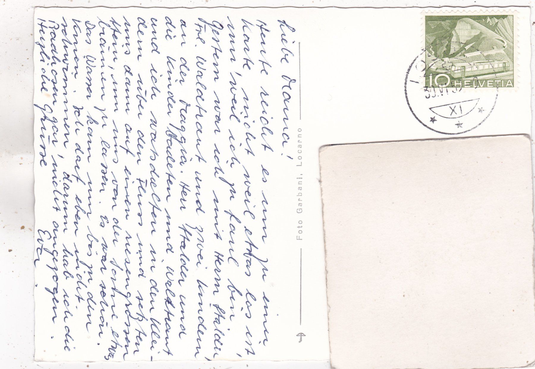 Cartoline postali: Losone 1959 – Usato da Herisau venduto da Lisegrat2008 1