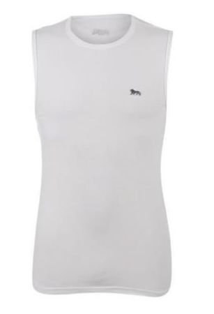 LONSDALE Herren Tank Top Weiss M Ärmellos Shirt Sommer NEU M