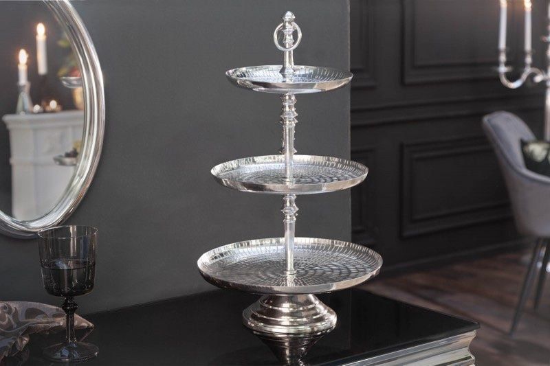 Piatti di portata: ETAGERE Orient Tablett Alu Silber NEU SOFORT – Nuovo e nell'imballaggio originale da Sulgen venduto da eytsh 1