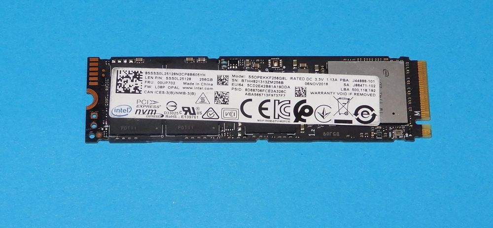 Intel NVMe SSD 256 GB | Kaufen auf Ricardo