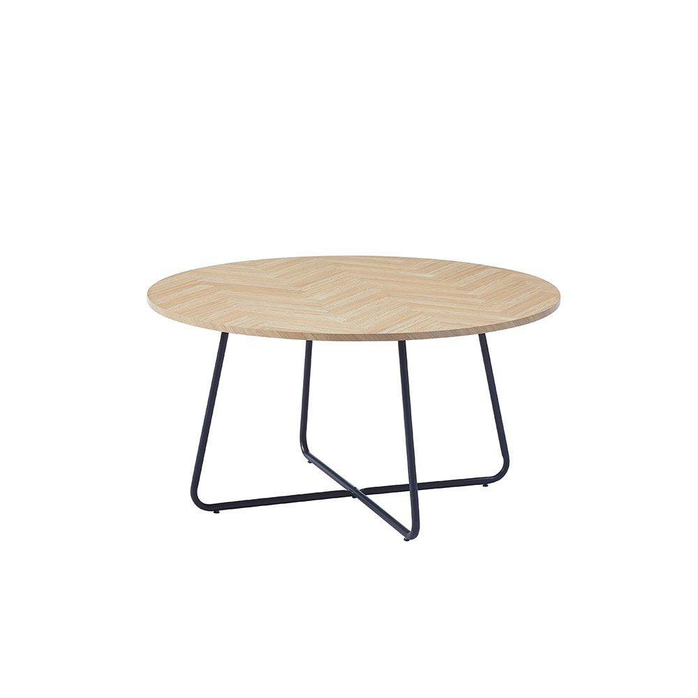 Tische: Couchtisch Rund NOVA - Fishbone Oak – Neu und originalverpackt aus Wallenwil von toesstal-vertrieb 3