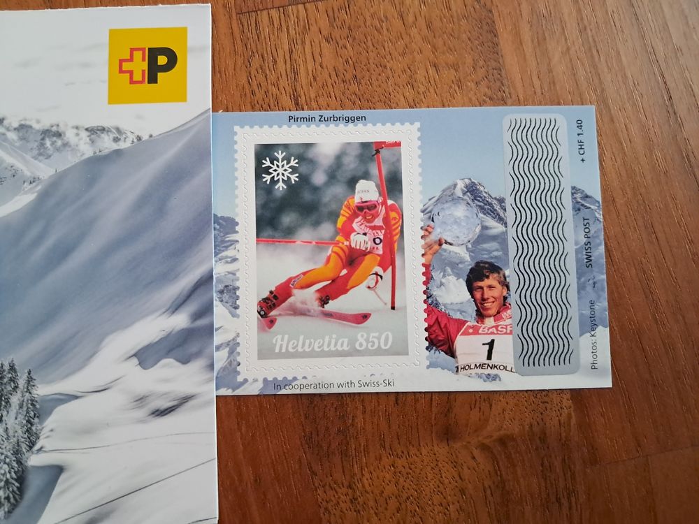 Tutti i francobolli: Swiss Crypto Stamp 5.0 ID 11 Pirmin Zurbriggen – Nuovo e nell'imballaggio originale da Vezia venduto da Spartaca