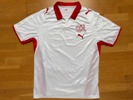 VINTAGE SCHWEIZ Fussball Nati Trikot Puma L Herren 2008