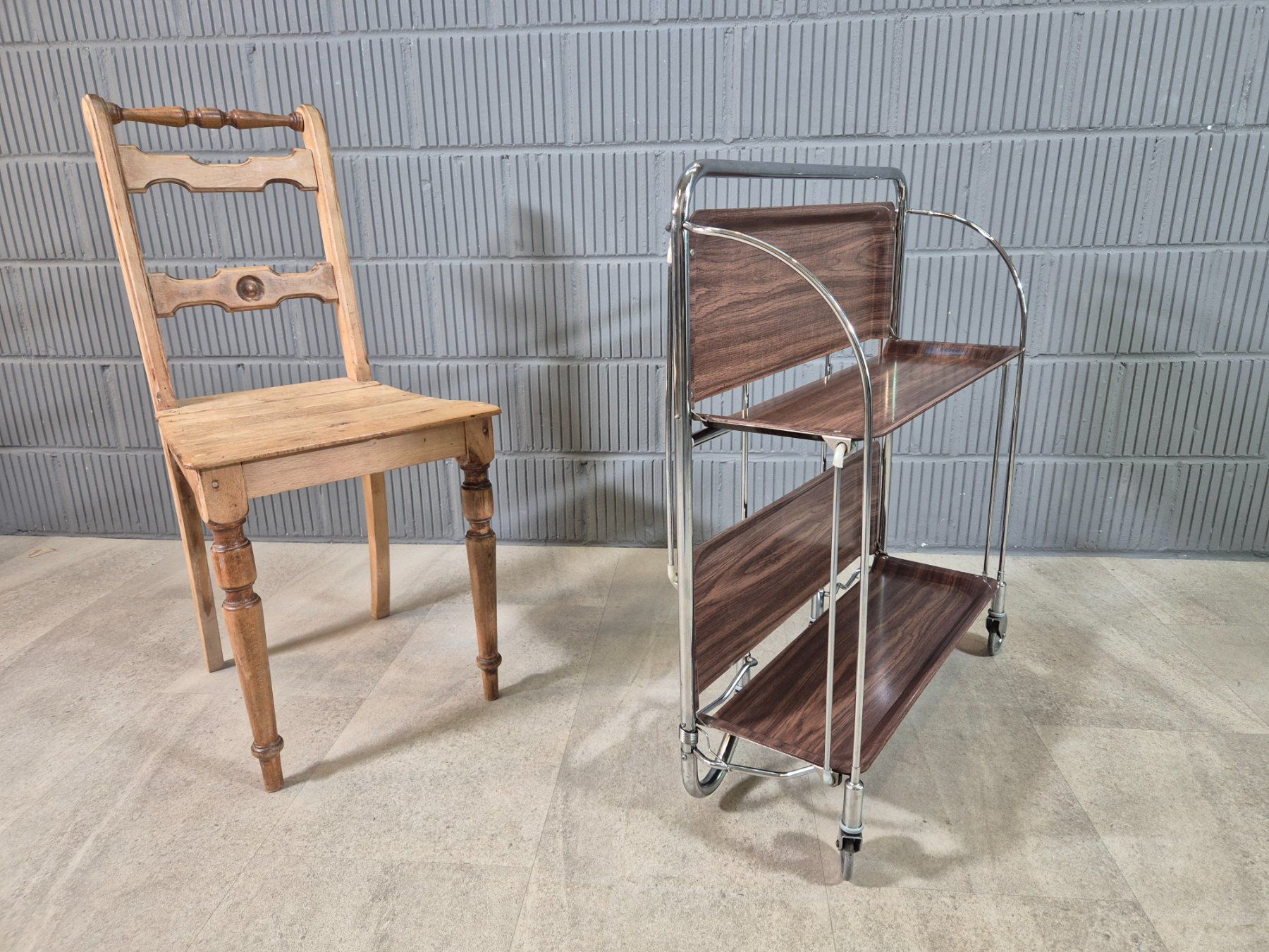 Servierwagen: Gerlinol Dinette, Folding Trolley, Servierwagen Klappbar – Gebraucht aus Nottwil von Wondewa-Shop