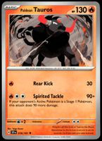 Pokémon Paldean Tauros 018/191   SV08 Surging Sparks
