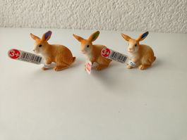 Schleich Neu Kaninchen Osterhase Farbiges Ohr Set Hase