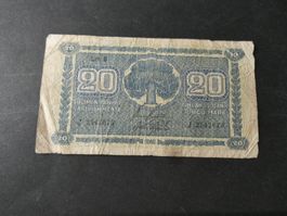 Finnland 1945, 20 Markaa