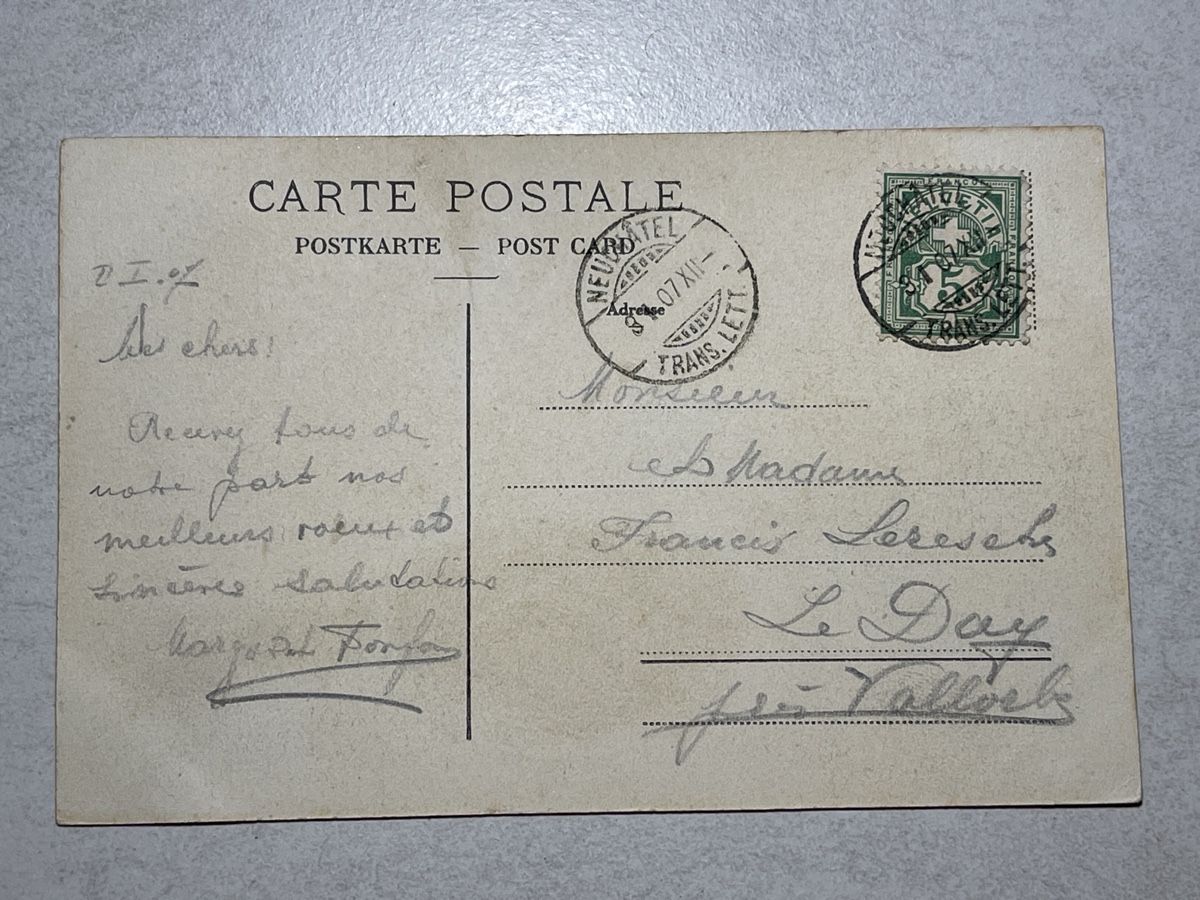 Cartoline postali: Neuchâtel Quai des Aloes – Usato da Strengelbach venduto da Aschatan5 1