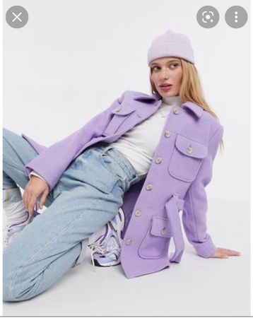 Uebergangsjacke lila &other stories38neu
