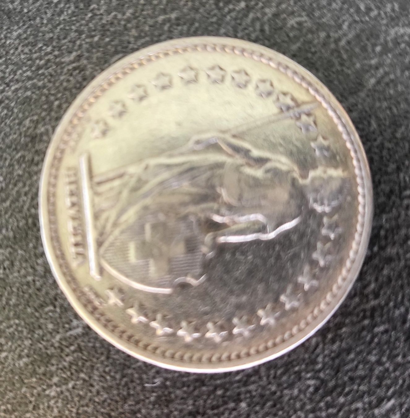Tutti le monete: 2 FR  Münze 1920 Silber – Usato da Kriens venduto da tobi-card 1